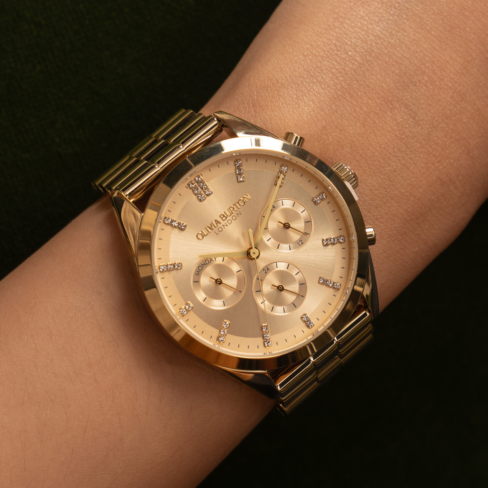 Bracelet de Montre City Classic multifonction 38mm Or