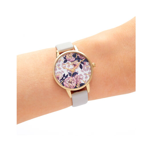 Wild Flower Vegan Blush & Gold Watch