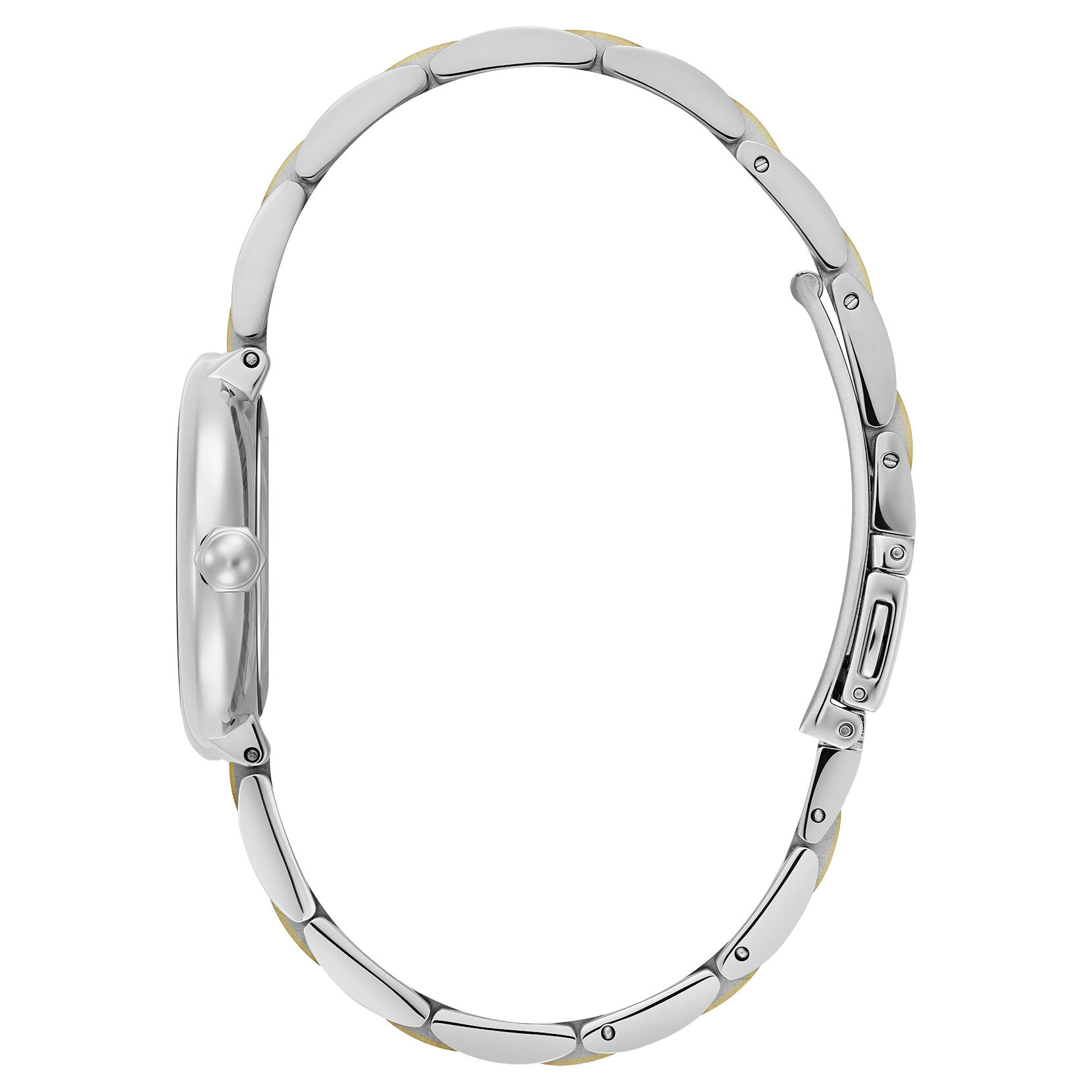 Montre Pembroke Blanc & Bracelet Bicolore 30mm