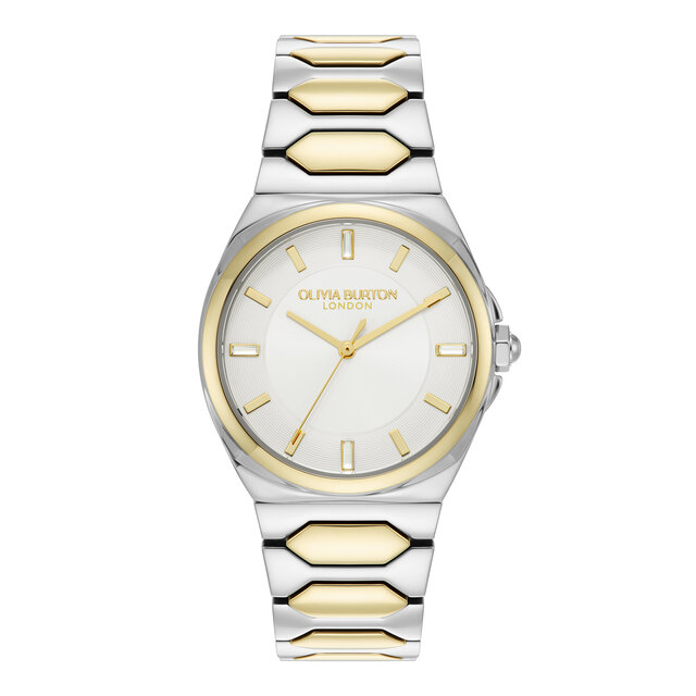 34mm Lustre Ivory & Two Tone Bracelet Watch
