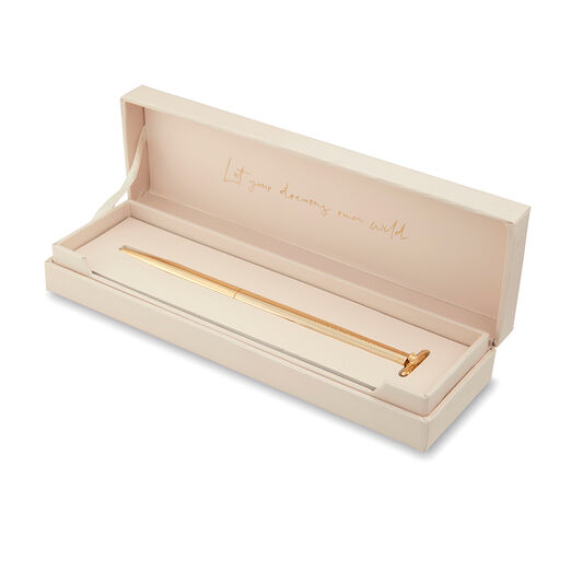 Celebration Bee Pen Topaz Crystal & Gold