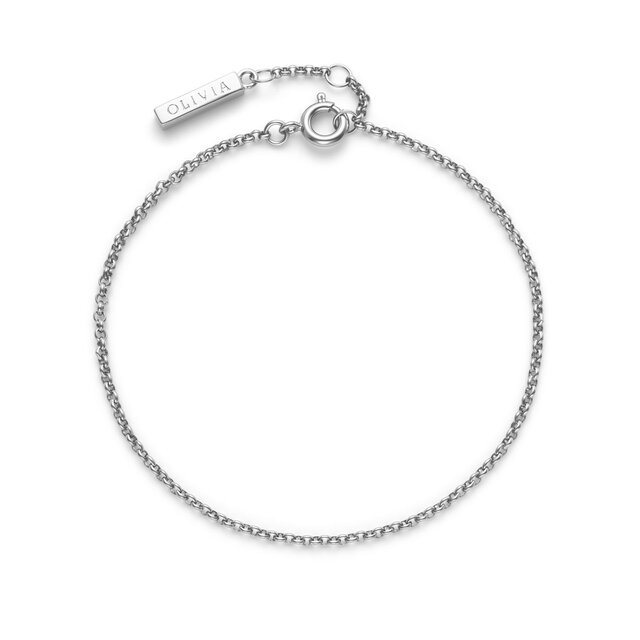 Petite Rolo Silver Tone Chain Bracelet