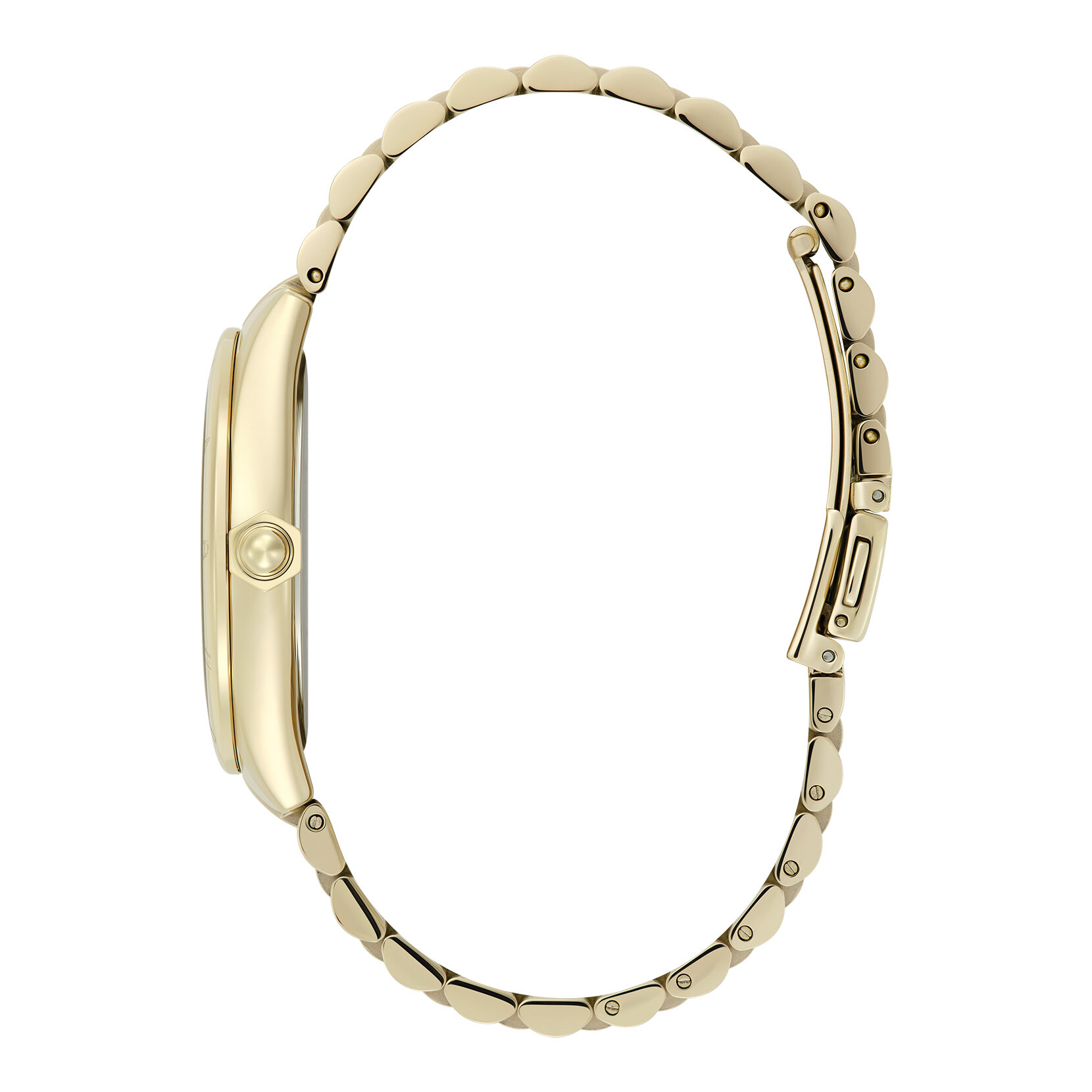 36mm Swirled Gold Bracelet Watch