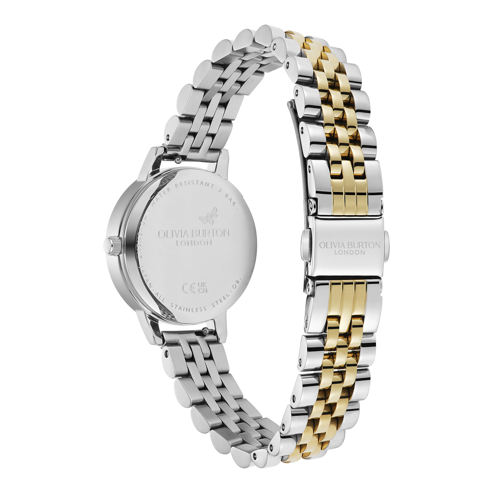Montre-bracelet 30 mm Blanche et Bicolore