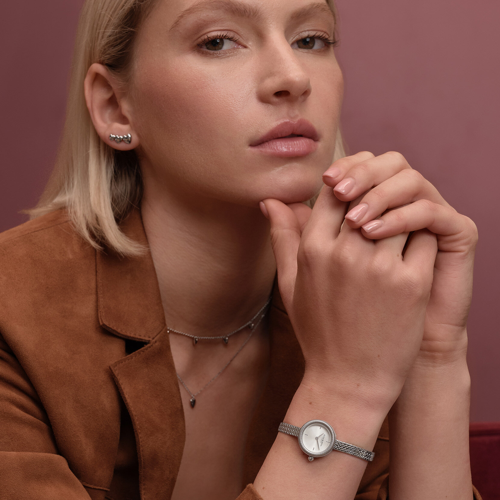 Montre Finery Maille Argent 20 mm