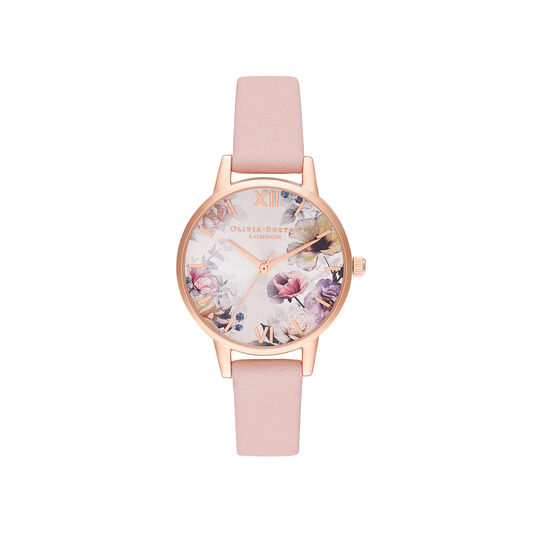 Sunlight Florals Pink & Rose Gold Watch