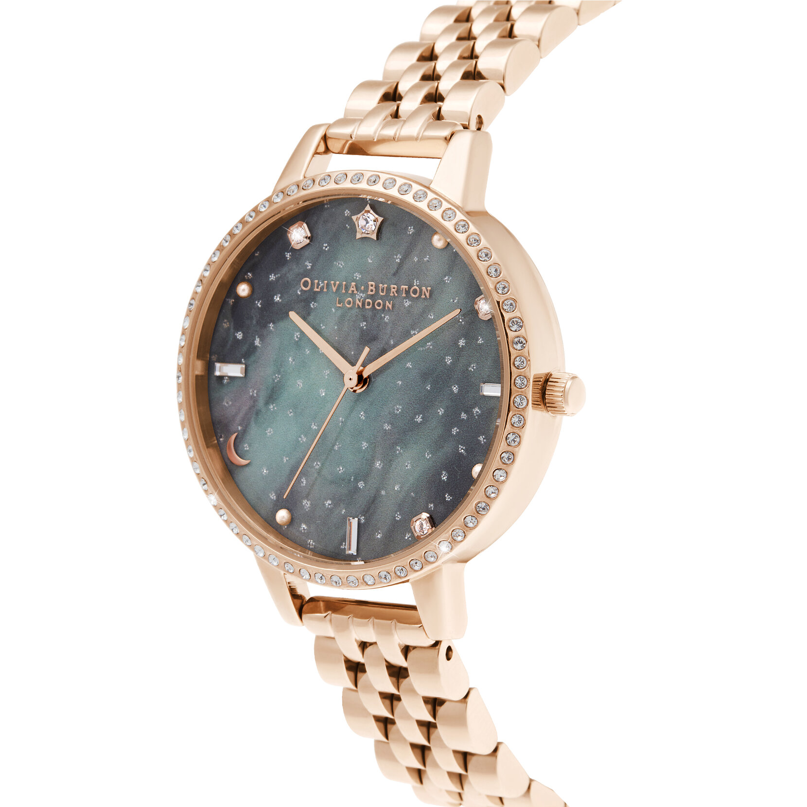 Cadran intermédiaire Northern Lights et bracelet or rose