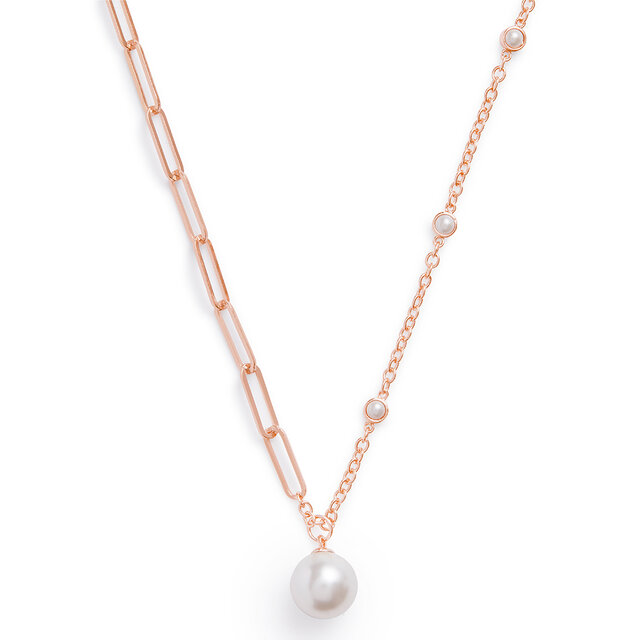 Collier Pearl or rose