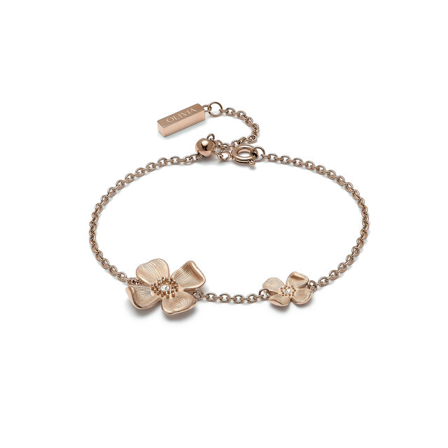 Bracelet Fleur de cornouiller Or rose