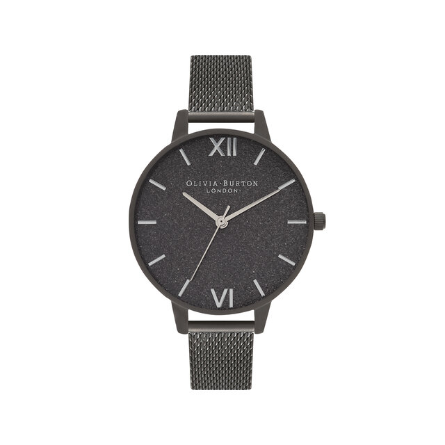 34mm Gunmetal Mesh Watch