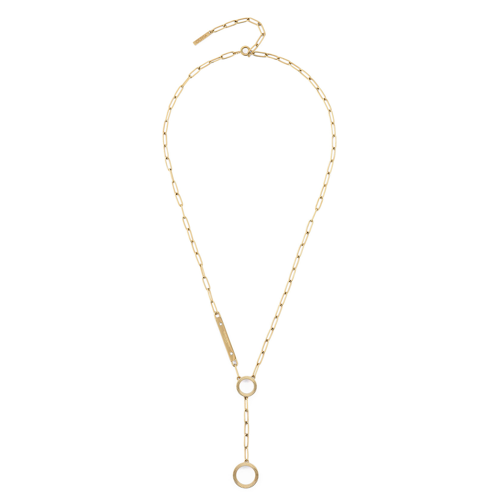 Linear Gold Necklace
