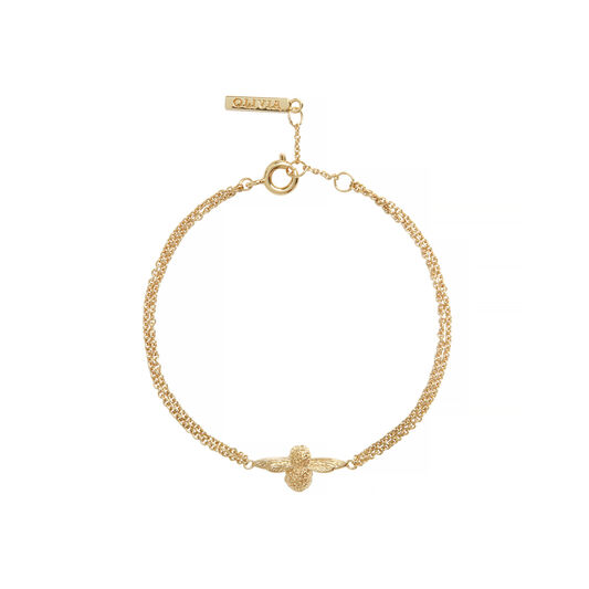 3D Bee Gold Bracelet