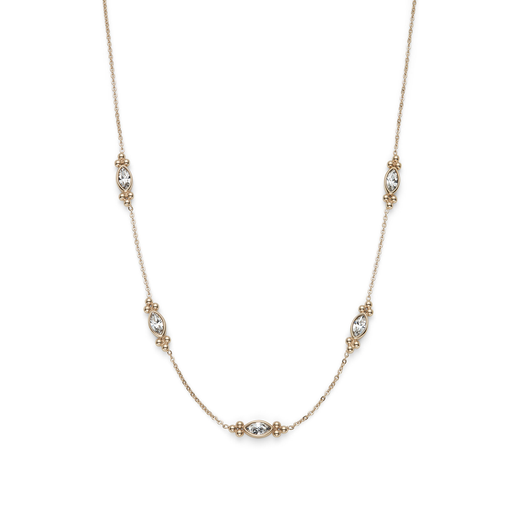 Collier Dainty Or Rose plaqué