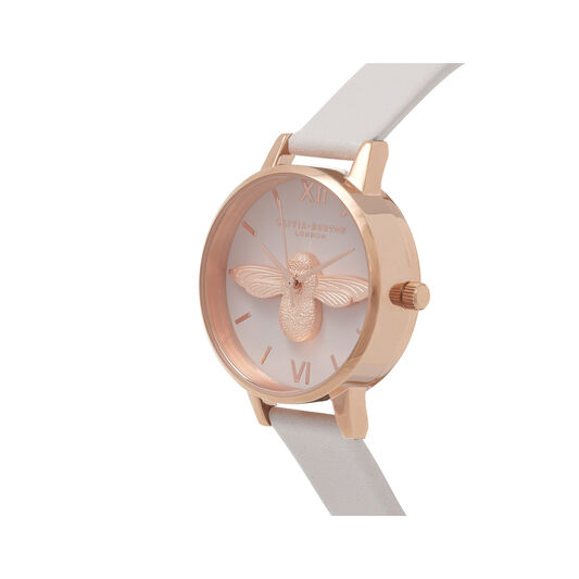3D Bee Blush & Rose Gold Watch