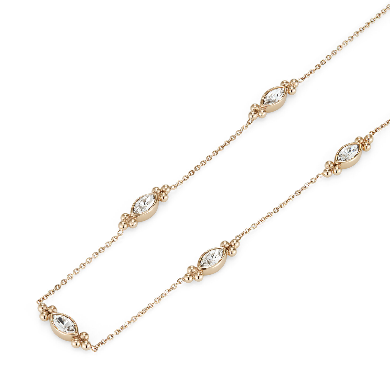 Collier Dainty Or Rose plaqué