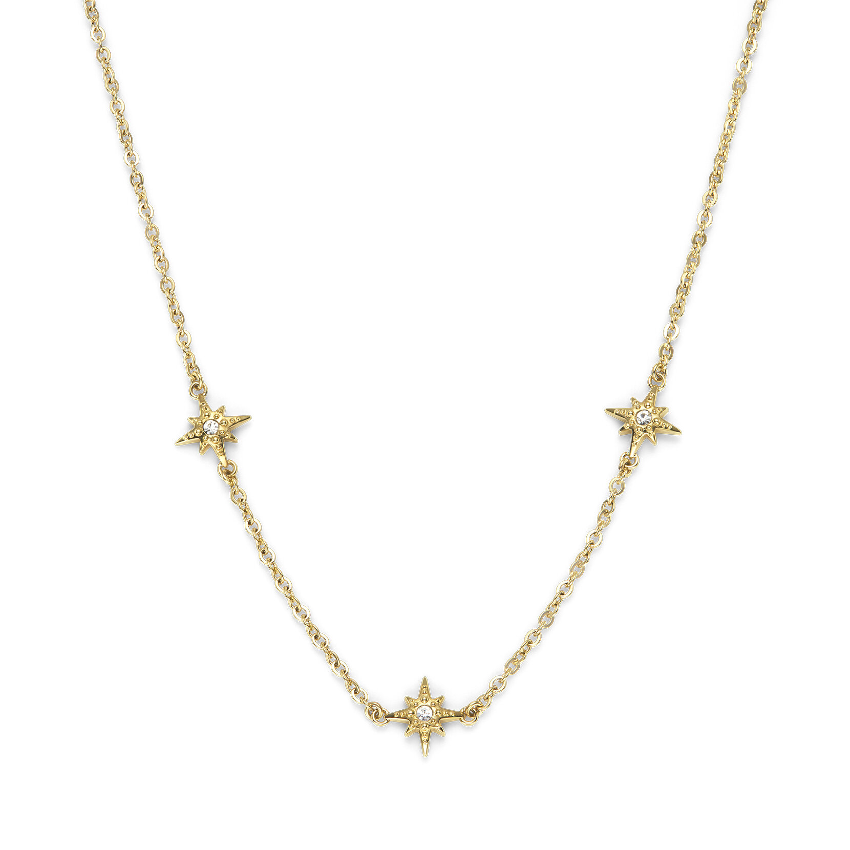 Ever Stacked North Star Gold Plated Stacking Necklace