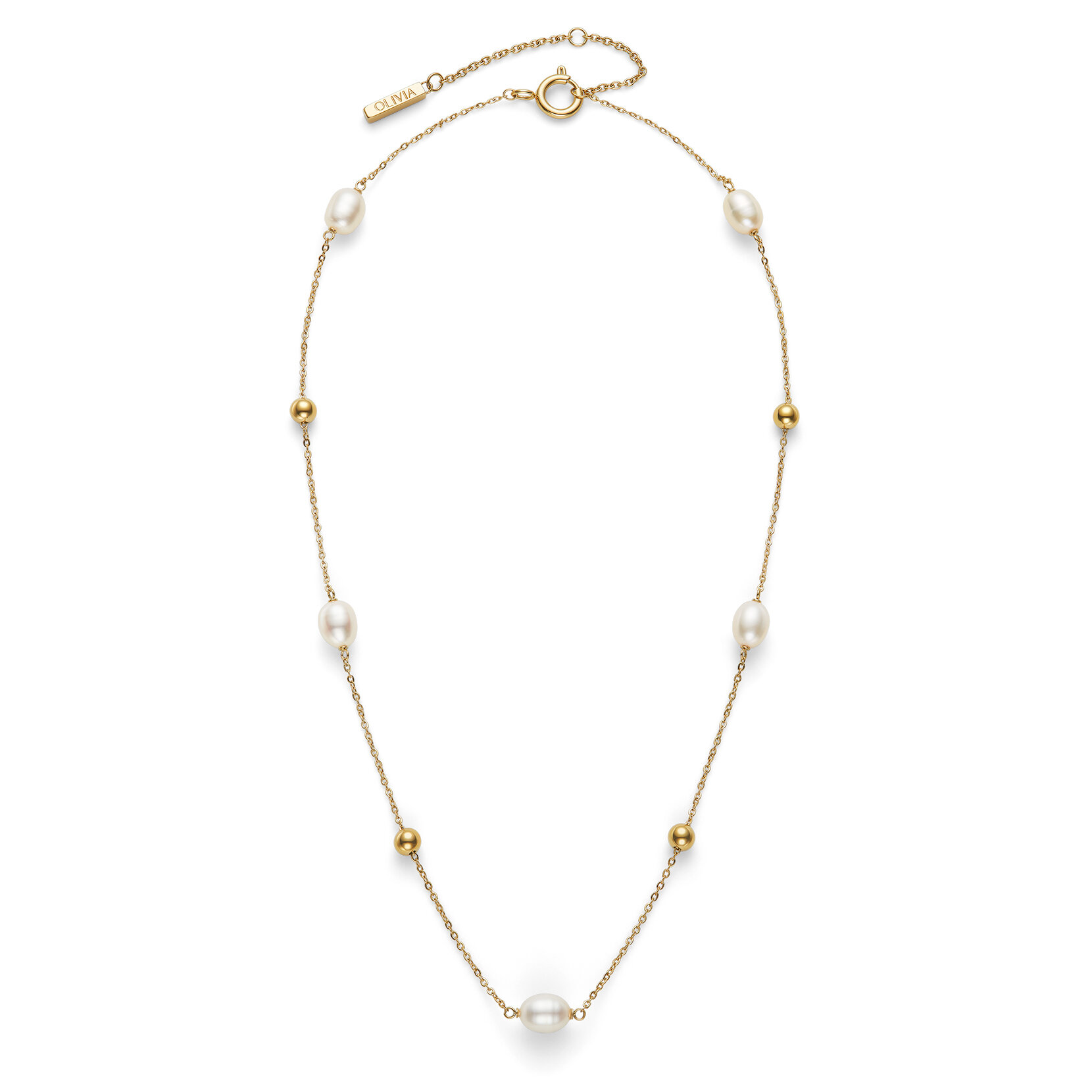 Collier Perlé By The Sea Plaqué Or