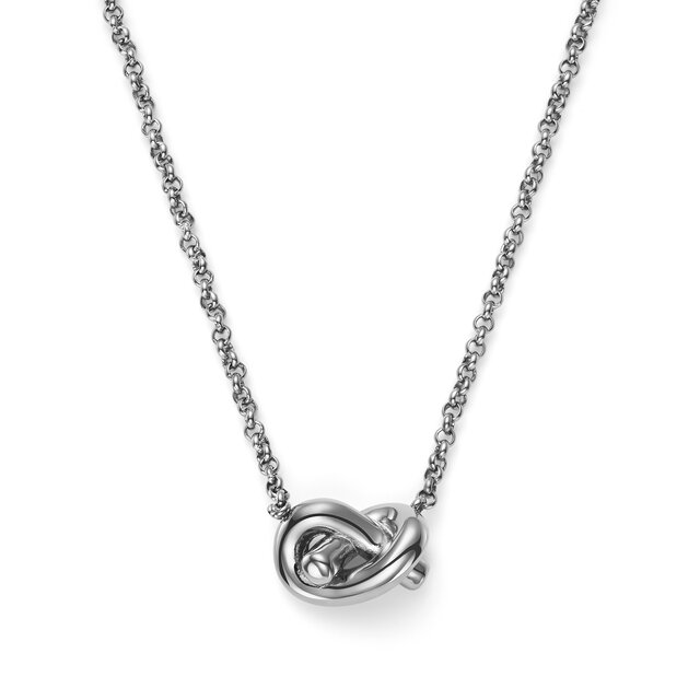 Collier Nœud d’Amour Argent