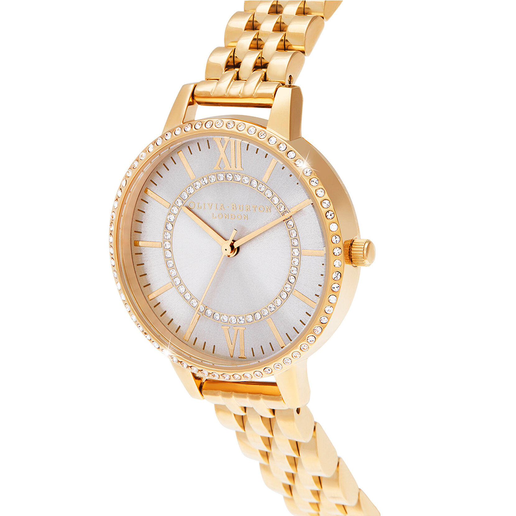 Bracelet en or Wonderland MOP demi cadran 