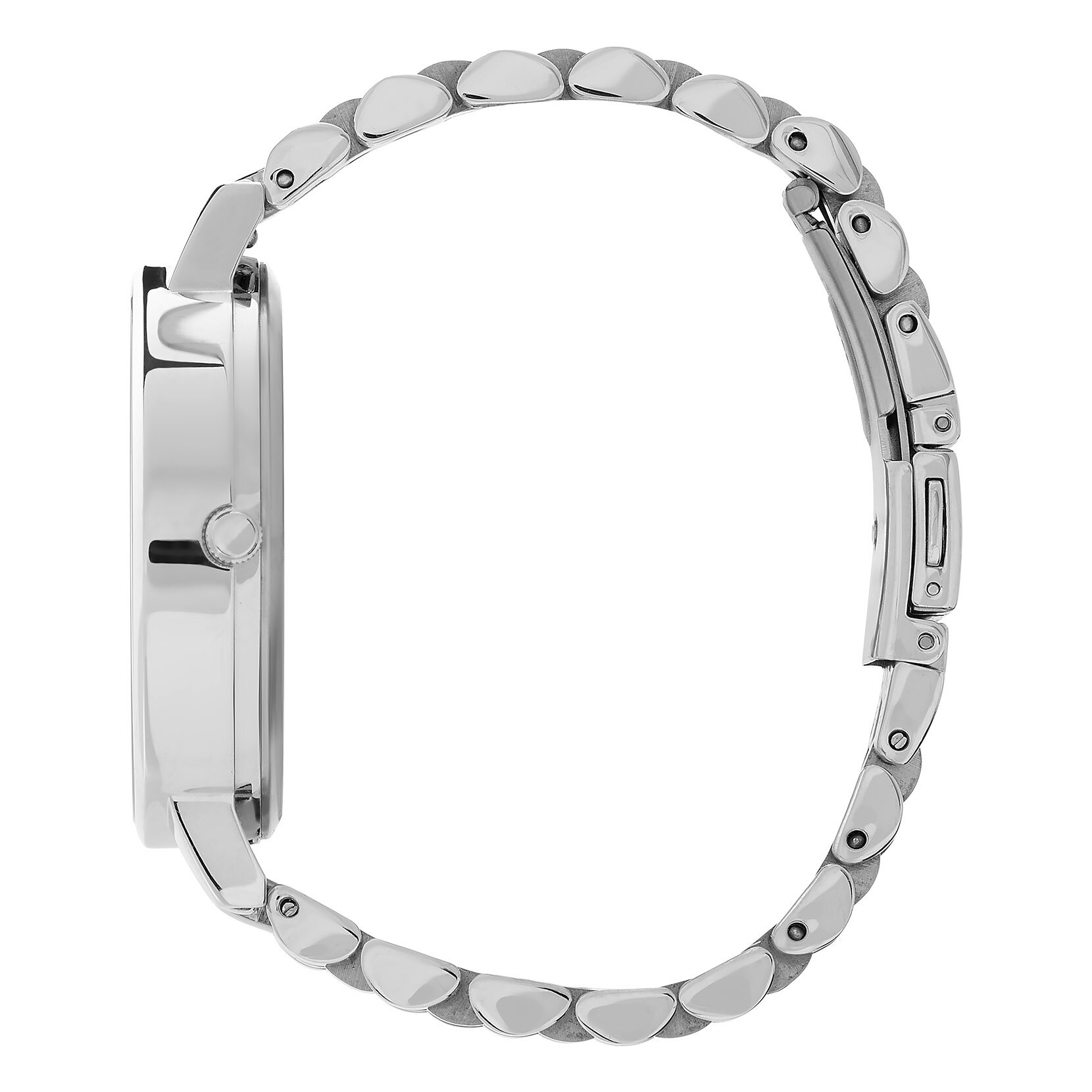 38mm Blue & Silver Bracelet Watch