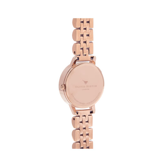 3D Daisy Rose Gold Bracelet Watch