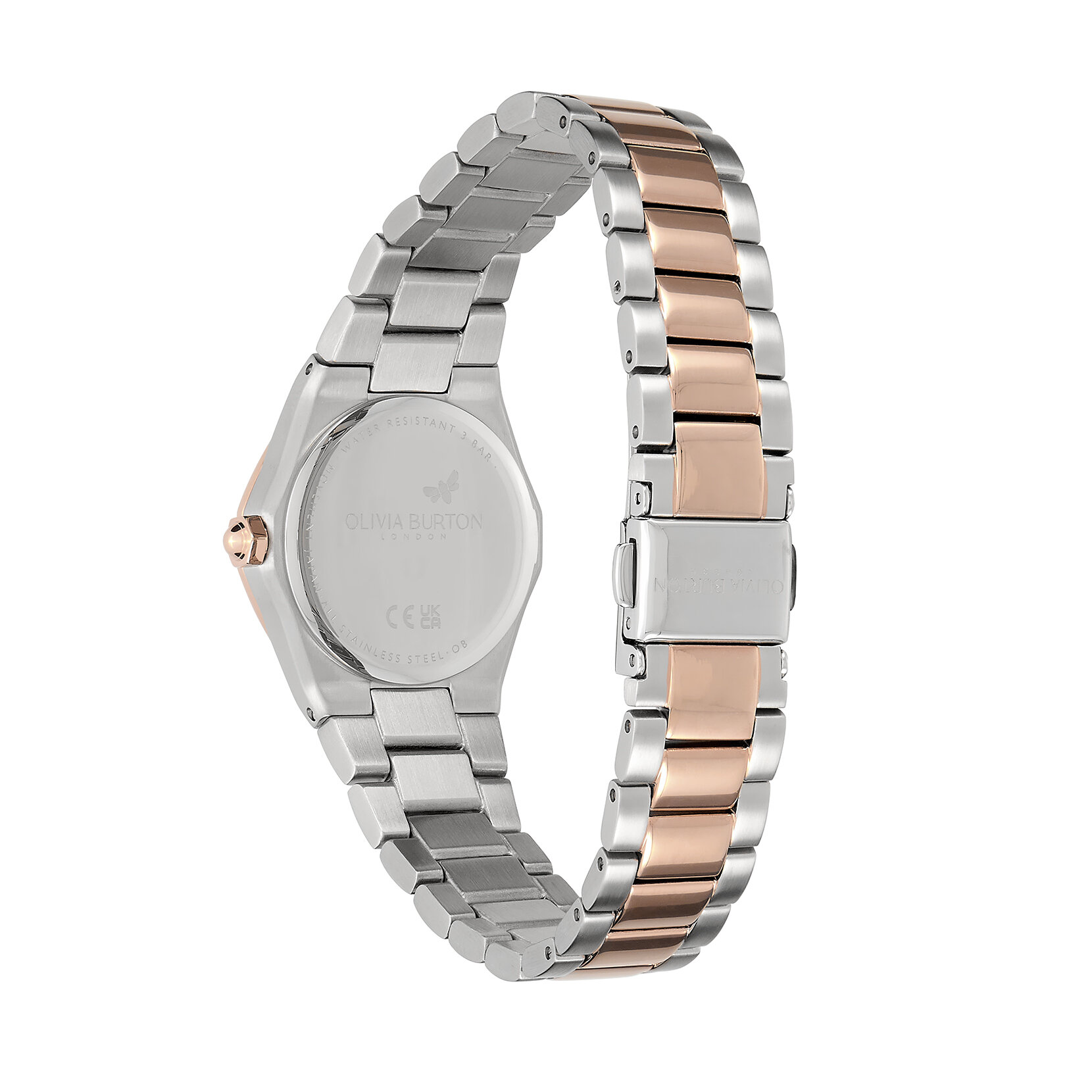 28mm Mini Hexa Mauve & Two Tone Bracelet Watch