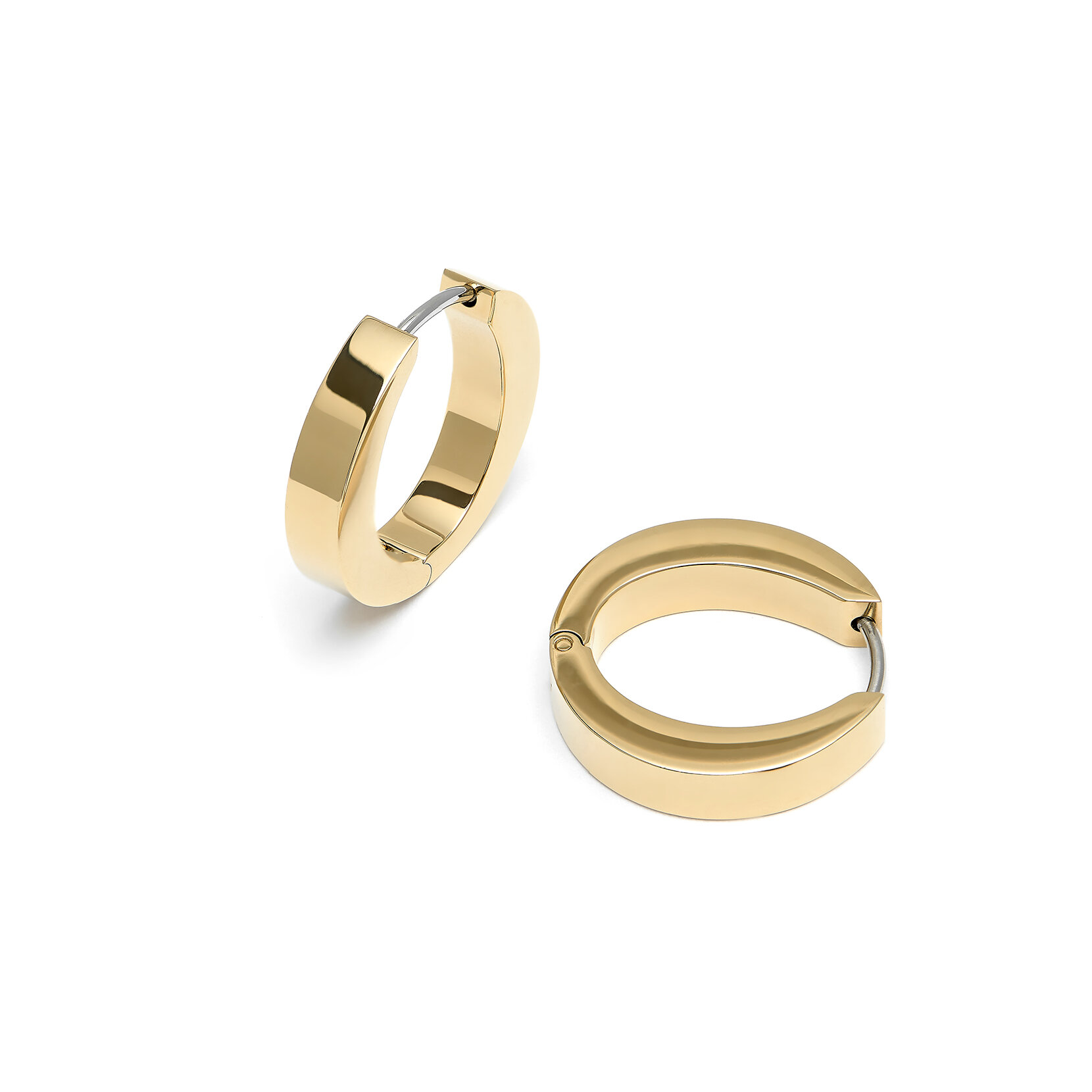 O Gold Hoop Earrings