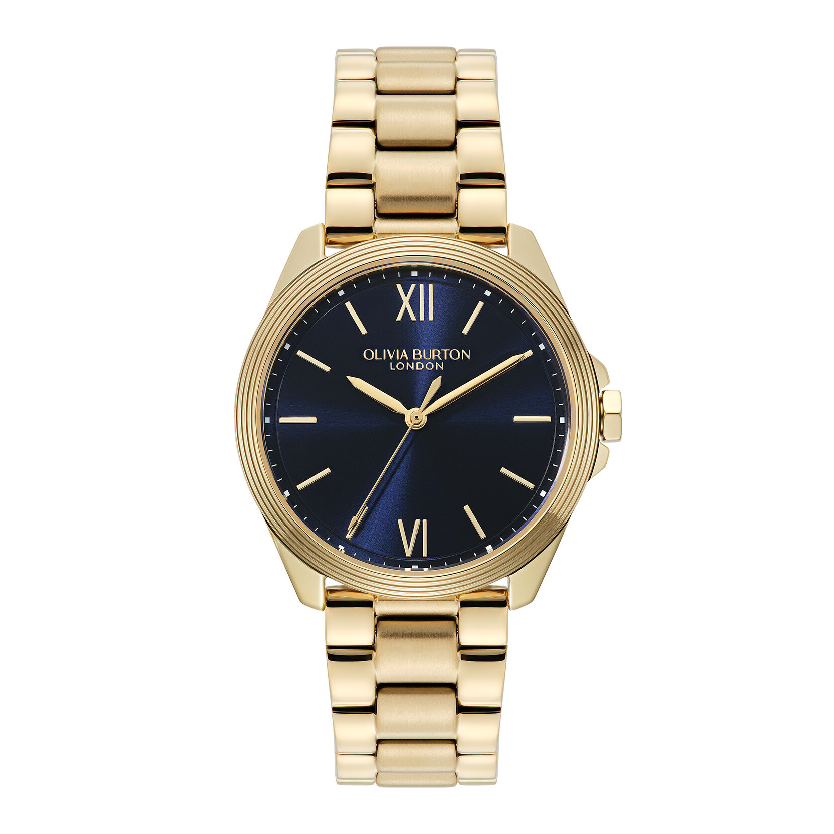36mm Chiswick Navy & Gold Bracelet Watch