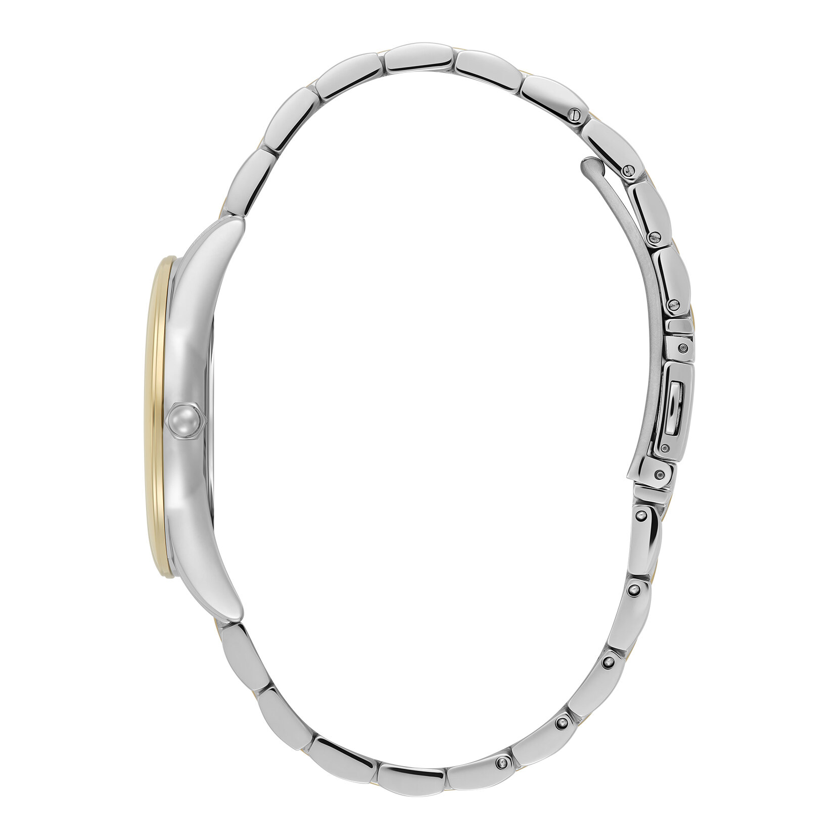 Montre Glowful Ivoire & Bracelet Bicolore 34mm