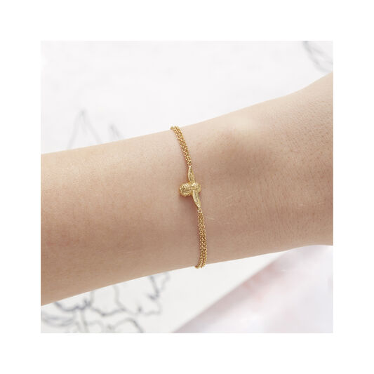 3D Bee Gold Bracelet