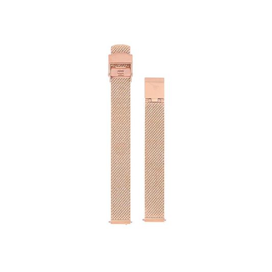Big Dial Rose Gold Boucle Mesh