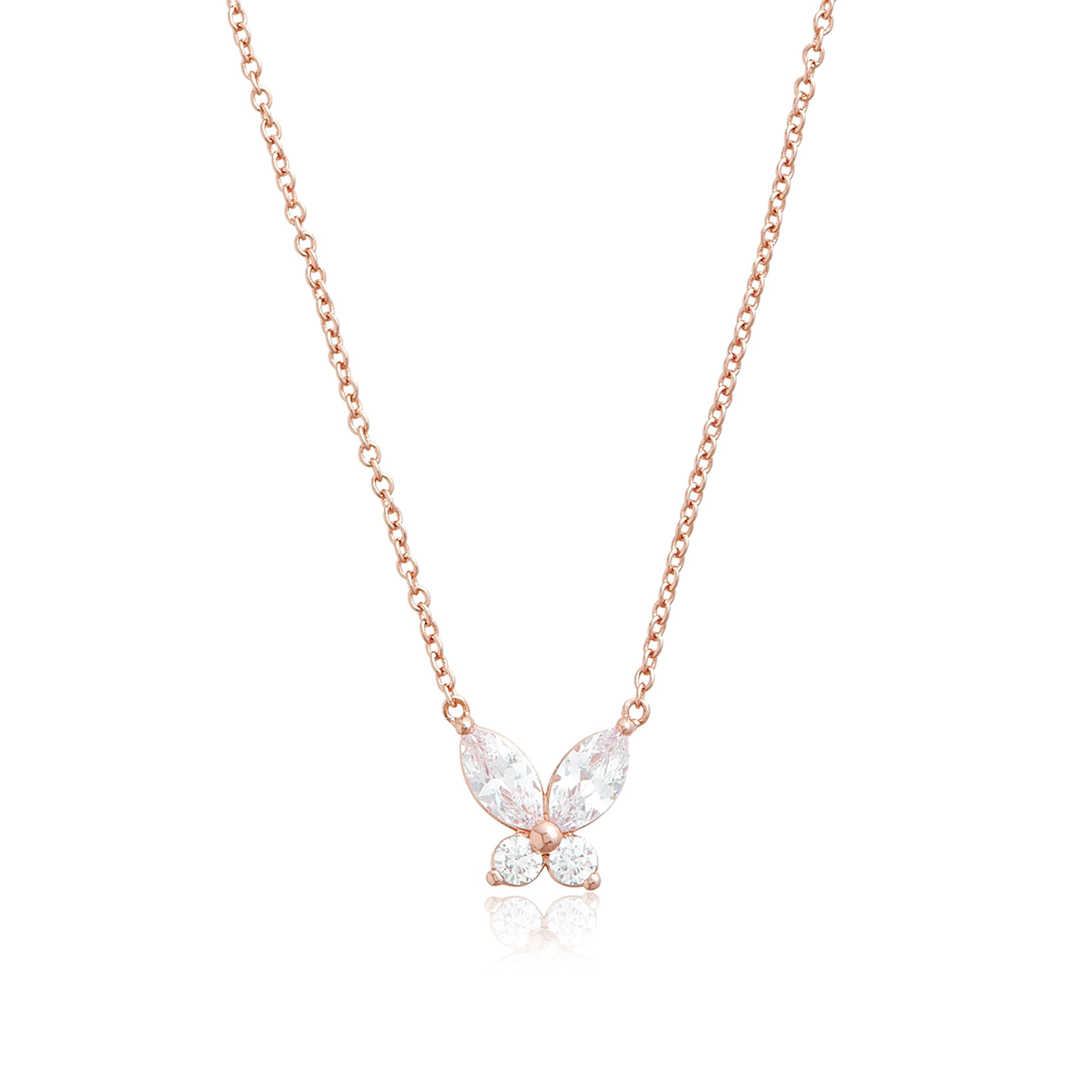 Rose Gold Marquise Necklace