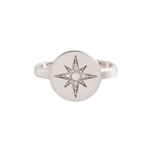 Celestial Silver North Star Ring
