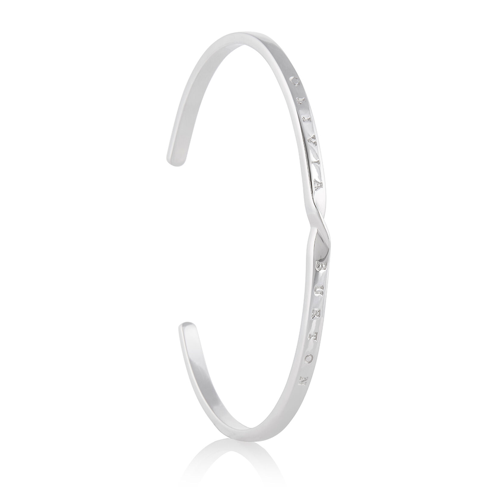 Bracelet torsadé classique en argent