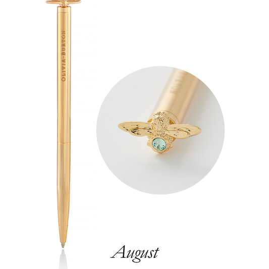 Celebration Bee Pen Chrysolite & Gold