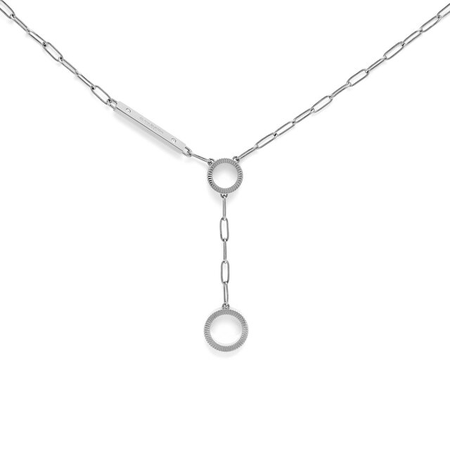 Linear Silver Necklace