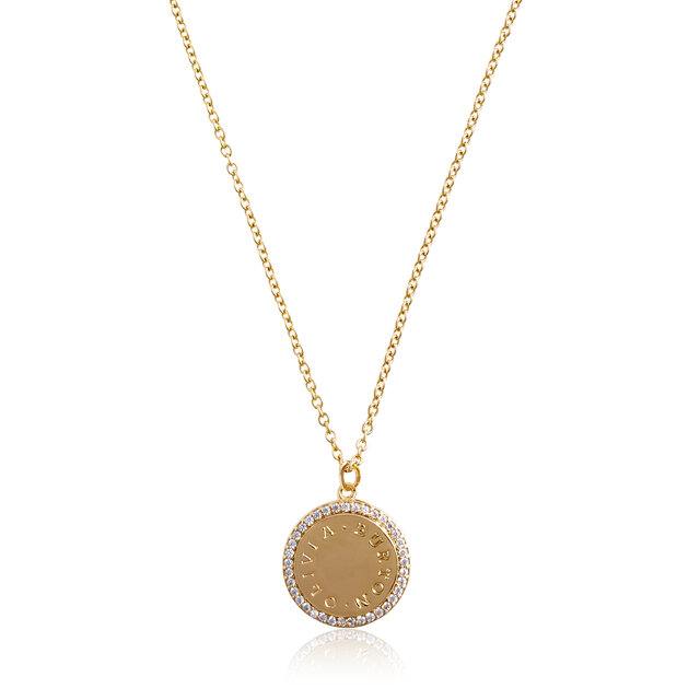 Gold Disc Necklace