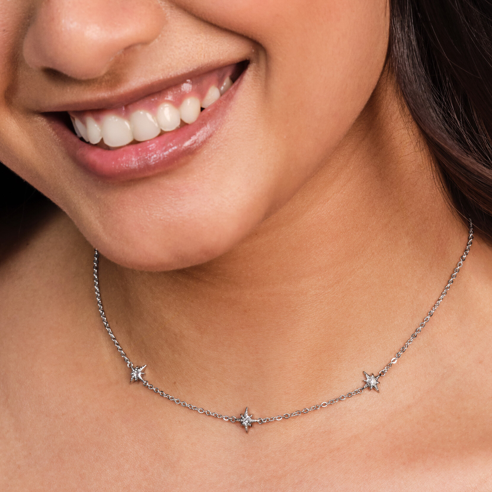 Collier Superposition Ever Stacked Étoile Polaire Argent