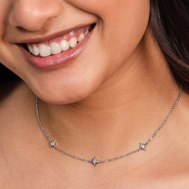 Collier Superposition Ever Stacked Étoile Polaire Argent