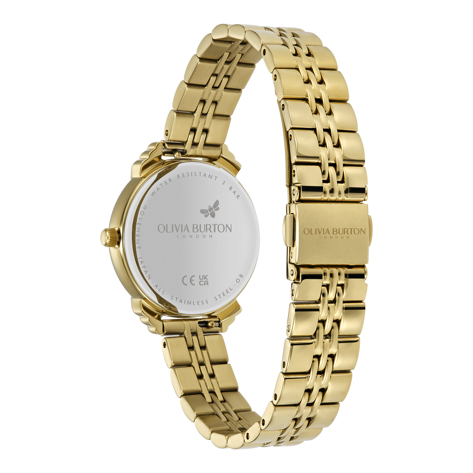 30mm Emerald & Gold Bracelet Watch