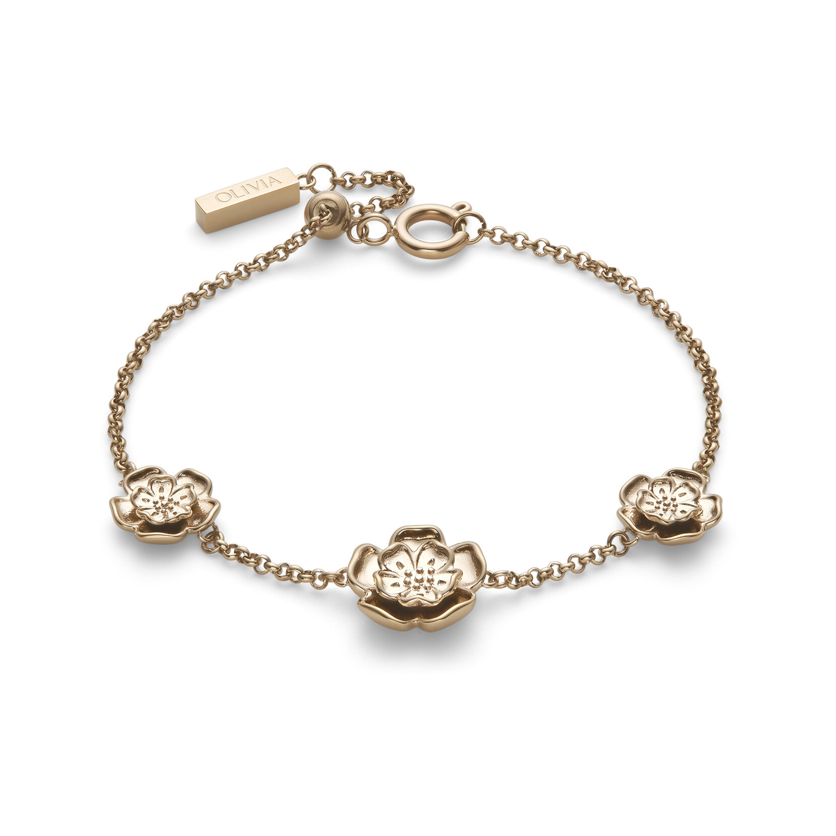 Tudor Rose Rose Gold Plated Bracelet