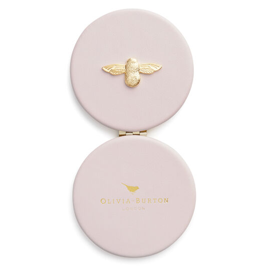 3D Bee Pink & Gold Mirror