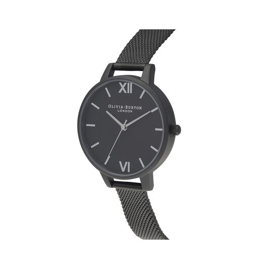 After Dark Silver & Matte Black Mesh