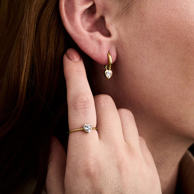 Gold Heart Ring
