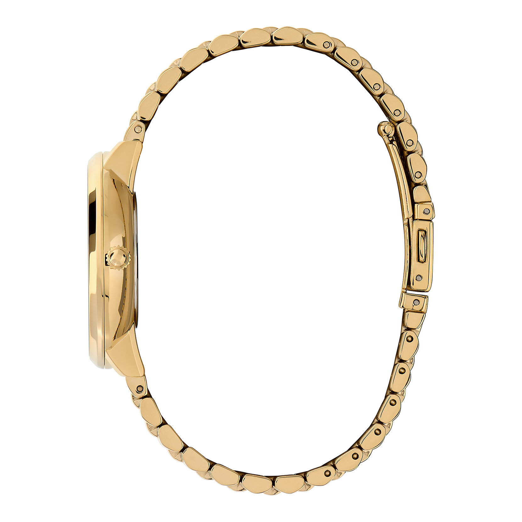 Montre Nova fine avec bracelet Champignon et Or 35 mm