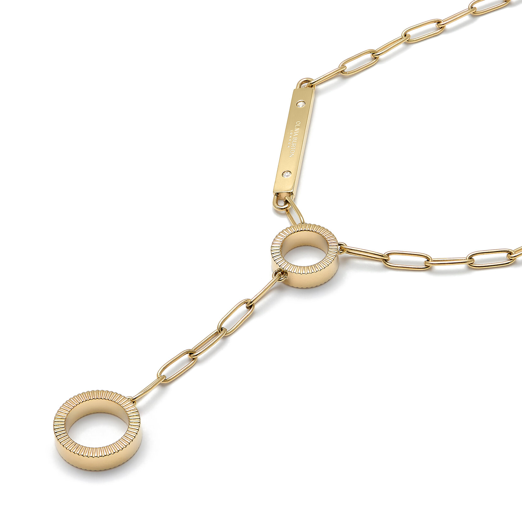 Linear Gold Necklace