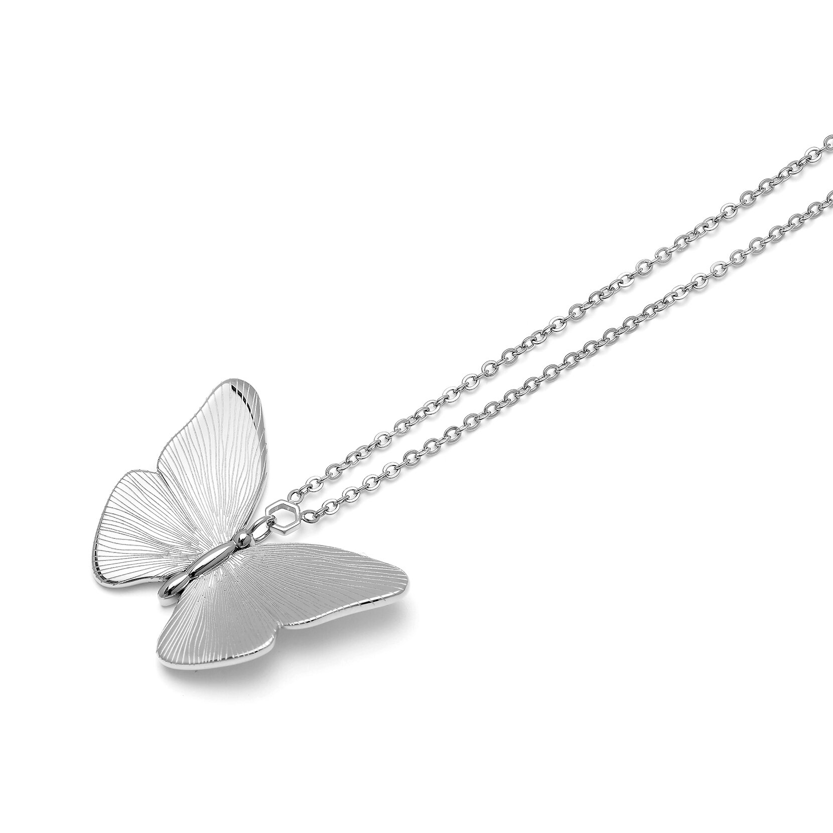 Collier Papillon Argent