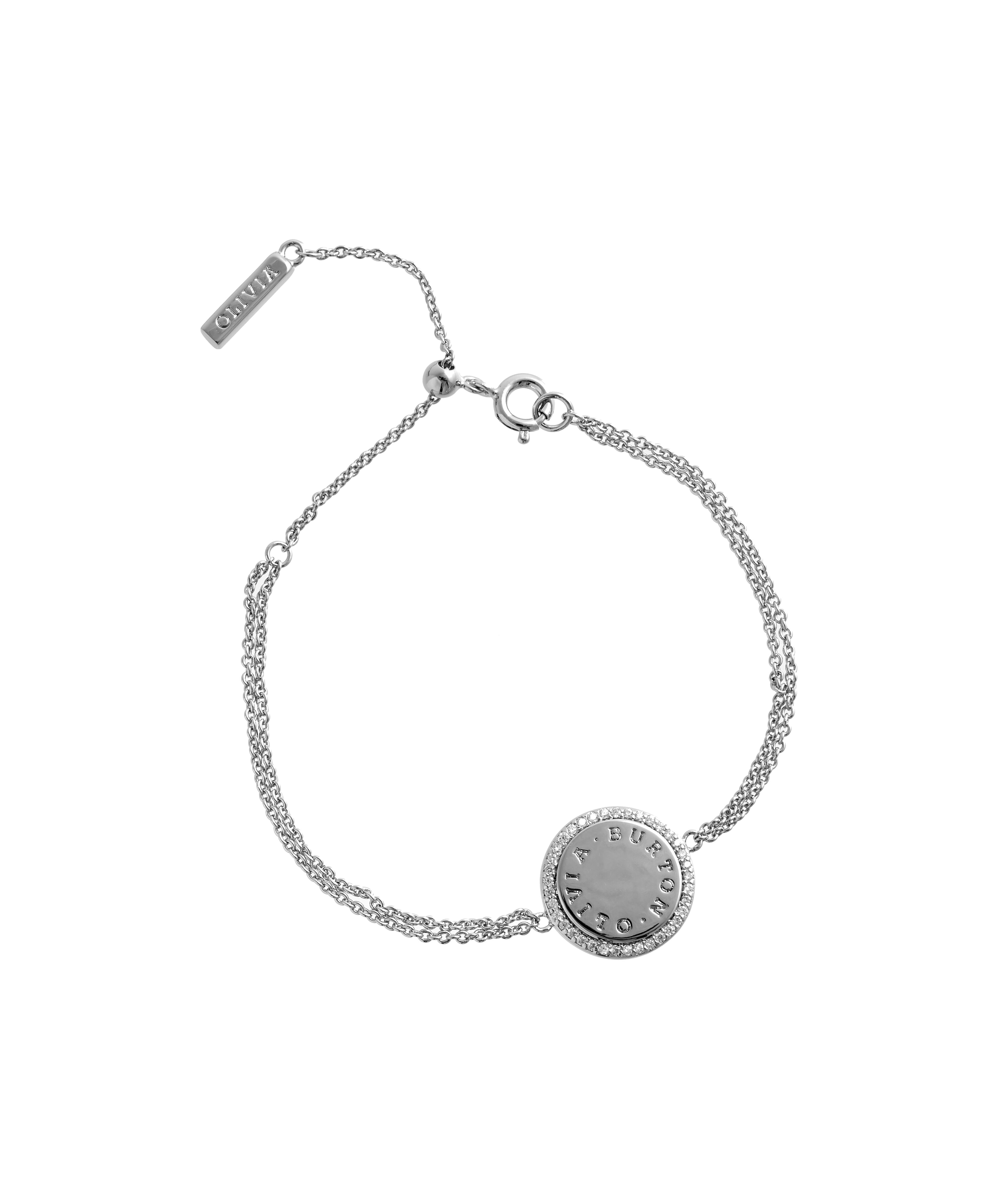 Silver disc new arrivals bracelet