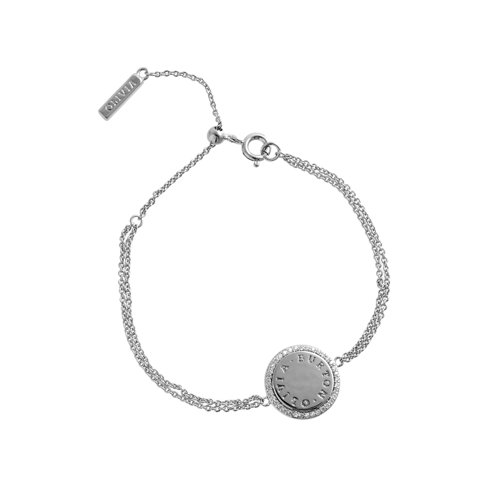 Silver Disc Bracelet