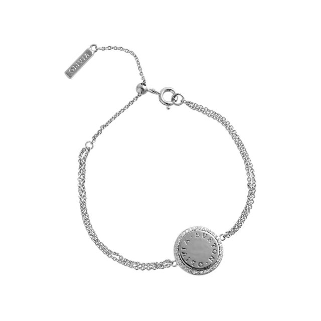 Silver Disc Bracelet